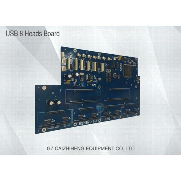 Professional Durable Laser Printer PCB Blue USB 8 Heads Headboard