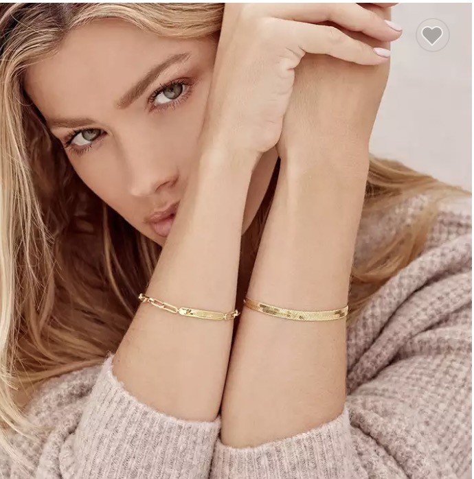 Ring Style Hollow Gold Flower Bracelet 304 316 316L Stainless Steel Adjustable Bangle