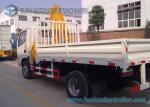 Knuckle Boom 1 Ton Crane Mounted Truck 4230mm Max Working Radius