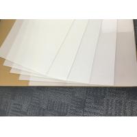 Buy cheap Matte Surface Rigid Pvc Film Sheets , White Translucent Plastic Film product