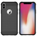 fashionable design net mesh heat dissipation back cover shockproof tpu phone