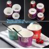 Buy cheap A series of custom logo printed double PE coated icecream paper cup with lid from Wuhan manufacturer bagplastics bagease from wholesalers