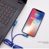 Buy cheap 2.4A Fast Charge Mobile Phone Cables 1m Fiber Material Bent Adapter Game Partner from wholesalers