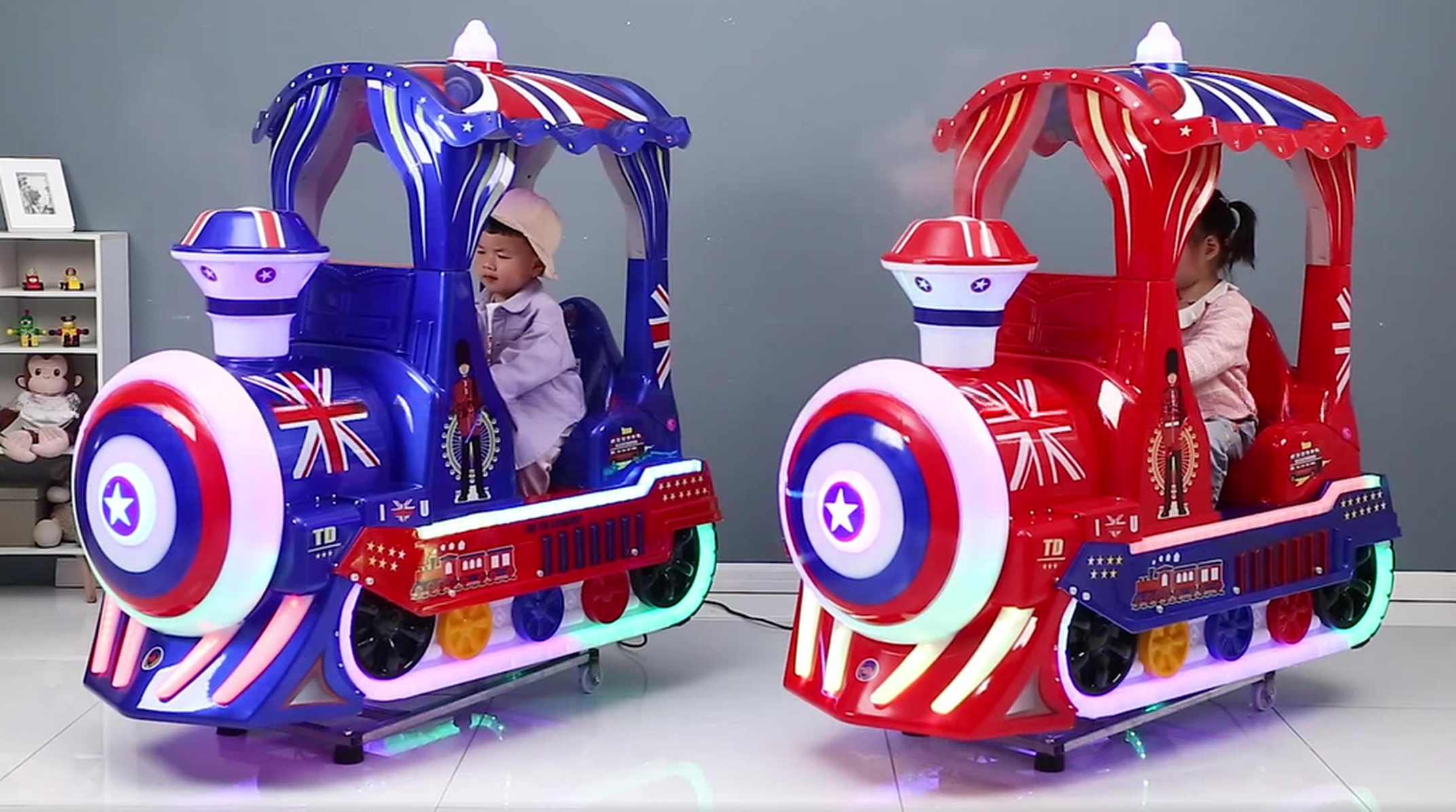 Factory direct selling kids arcade swing kiddie rides game machine