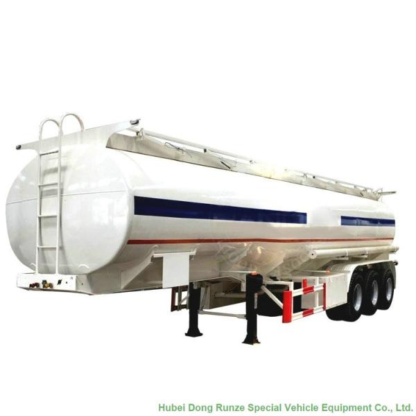 48m3 Aluminum Fuel Tanker Semi Trailer Tri Axle For Diesel ,Oil , Gasoline,