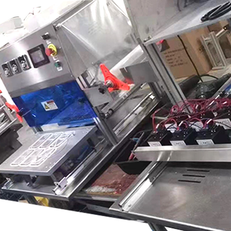 Automatic Pneumatic Yogurt Cup Sealing Machine 0.6MPa Waterproof OEM