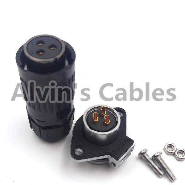 Quality High Performance Industrial Power Connectors , Led Cable Connectors Bayonet Coupling for sale