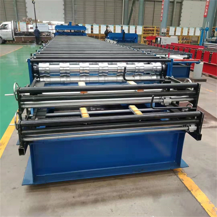 Color Metal Double Layer Roll Forming Machine For Steel Roof Sheets And Wall Panel