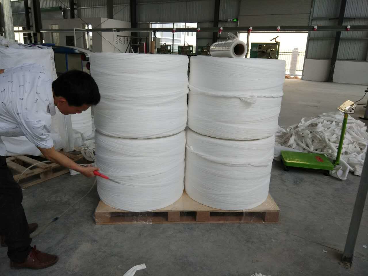 36KD 3mm Cable Pp Filler , Fibrillated Polypropylene Cable Filler