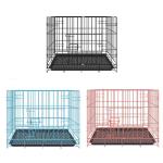 Dog Cat Pet Training Products Bottomless Quadrate Stainless Steel Dog Cages