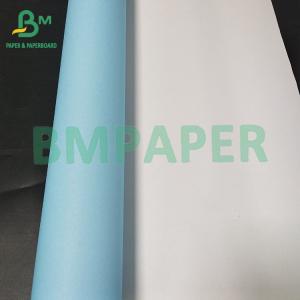 China 36” 24”  Wood Pulp Copy Paper Single Side Blue Engineering Bond Paper 80g on sale