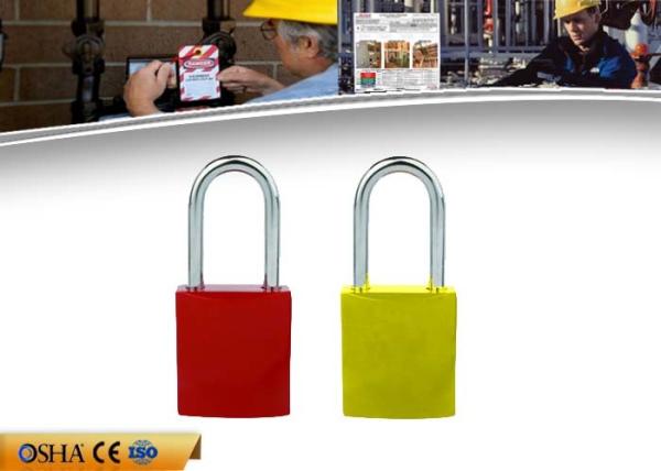 Buy cheap OEM Safety Lockout Padlocks 8 Colors Aluminum Material 142g Weight from wholesalers