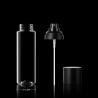 Buy cheap 100ml 120ml 150ml Clear Plastic Cosmetic Containers With Fine Mist Sprayer from wholesalers