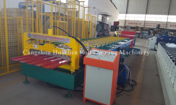 Buy cheap Floor Panel Metal Roll Forming Machine / Roofing Sheet Making Machine 1050 Type from wholesalers
