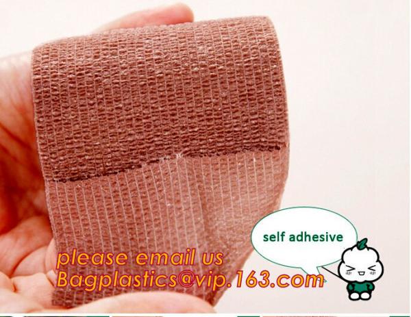 Buy cheap Colored Non-woven Self Adhesive Cohesive Bandage Medical Elastic Bandage, Medical customized color pop bandage china che from wholesalers