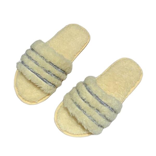 Buy cheap Outdoor PVC Outsole Womens Fluffy Slider Slippers from wholesalers