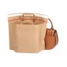 Buy cheap Biodegradable Kraft Paper Handbag CMYK Kraft Paper Tote Bag ISO from wholesalers