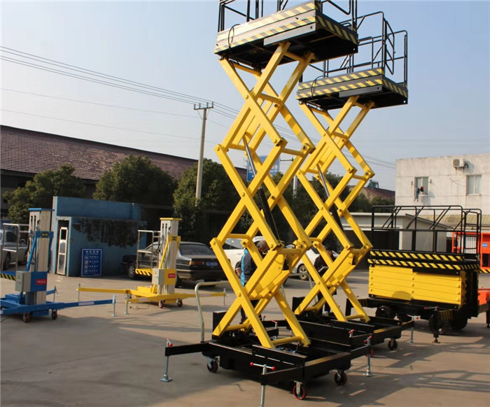 Custom With Gradienter Make Sure More Banlance Aerial Mobile Scissor Lift