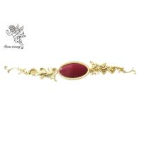Buy cheap Casket Hardware Kit Red Emerald Flower , Casket Ornaments TX - Flower 8# product