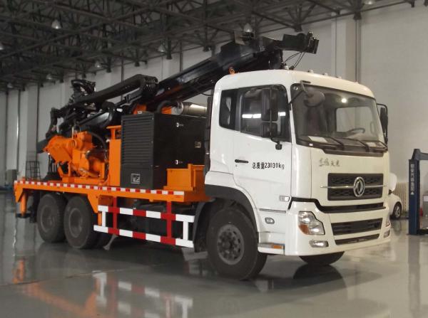 Buy cheap 20T Load 266HP Truck Mounted Well Drilling Machine from wholesalers