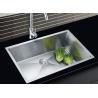 Buy cheap SS304 Single Bowl Sink 80cm 90cm Stainless Steel Sink Unit Surface Mounted from wholesalers