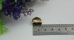Wholesale Bulk Price Zinc Alloy Gold Bag End Belt End Metal Clips