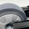 Buy cheap 5 Inch Grey Rigid Fixed Soft Rubber Industrial Caster Wheels from wholesalers