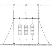 Buy cheap Cylindrical Commercial Fishing Hoop Nets Lantern Nets PE PP Nylon Material product