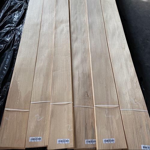 Quality MDF Flat Cut Wood Veneer, Fine American White Ash Wood Veneer: Panel B, Quarter Cut, 0.45MM Thickness for sale