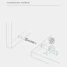 Buy cheap Black 12mm Cam Connector High Precision Furniture Cam Connector For Flat Pack Furniture from wholesalers
