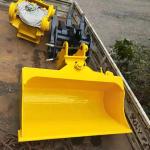 Construction Tilt Bucket For Excavator 0.1cbm 0.3cbm Capacity