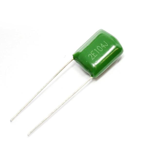 Buy cheap 2E104J 100nF Polyester Capacitor Mylar Film CL11 250V 10mm from wholesalers