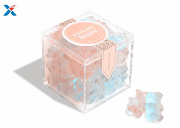 Buy cheap Mini Acrylic Candy Box In Clear Color With Lid For Wedding Gift from wholesalers