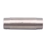 Buy cheap 1" X 1" Npt Male Nipple , 4" Length 304 Stainless Steel Pipe Nipples product