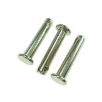 Buy cheap 6 x 30 Nickel Flat Head Stainless Steel Clevis Pin With Split Pin Hole DIN 1444 product