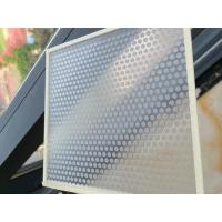 Buy cheap OEM Acid Etched Tempered Glass Non Fingerprint Non Slip Glass For Building product