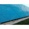 Buy cheap Blue Powder Coated Perimeter Safety Screens Galvanized Plate Punched from wholesalers