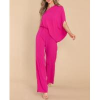 Buy cheap OEM Small Quantity Clothing Manufacture Ladies Loose Slanted Shoulders Backless product