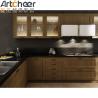 Buy cheap Customized Color LED Cabinet Italian Style Home Kitchen Cabinet with Classical Design from wholesalers
