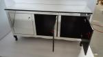 Mirrored Three Door Cabinet for Living Room Buffet Mirror Furniture Set