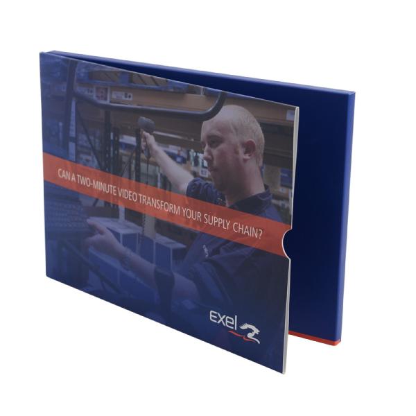 Buy cheap 4c Printed 256MB Memory Digital Video Greeting Card , LCD Video Brochure from wholesalers