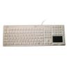 Buy cheap Blue Light Quiet Touch Keyboard , 12 FN Keys Glass Touch Screen Keyboard from wholesalers