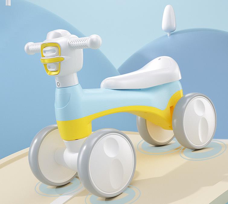 Plastic Type PP 2023 Balance Car For Children Without Pedal 1-2-3 Year Old Baby Scooter