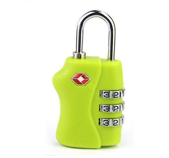 blue lock PC material TSA travel lock& Fashion Design Tsa Luggage Lock& Tsa Bag