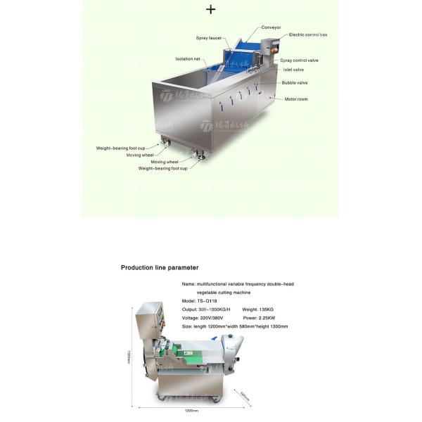 Customized Potato Fruit And Vegetable Processing Line