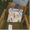 Buy cheap Japanese lovely art canvas single-shoulder bag spray figure cross-body bag small fresh cartoon lady bag from wholesalers
