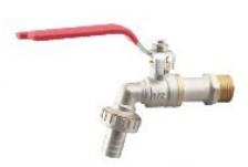 Buy cheap Outdoor Faucet Brass Bibcock Taps 6-9L/Min 1/2 Inch With Ceramic Disc Valve from wholesalers