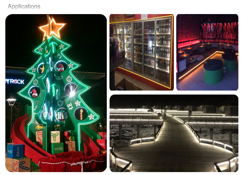 High Voltage 120leds Flexible Waterproof 2835 W/WW/R/G/B led Neon Strip Light