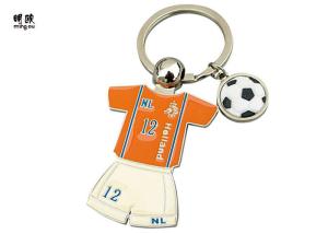 Buy cheap Sport Design Metal Key Ring Football Key Chain PVC Style For Advertising from wholesalers