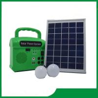 Buy cheap Mini solar lighting kits for camping lighting, 10w mini solar lighting kits with phone charger, FM radio for hot sale product